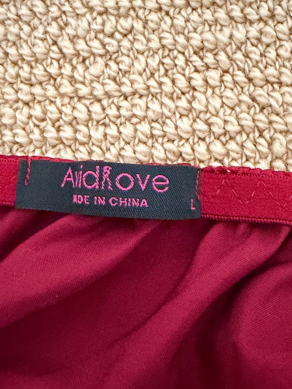 Avidlove Backless Satin Teddy Romper, Size Large New - Picture 5 of 5